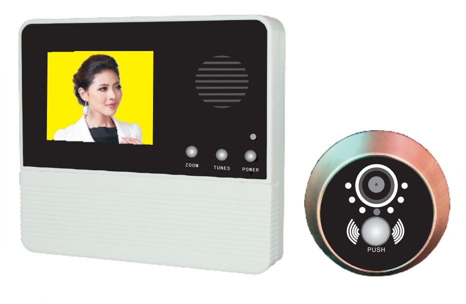 2.8'' Door Viewer with 3 times  zoom/Electronics Peephole System with good night vision/120 degree view angle Door Video