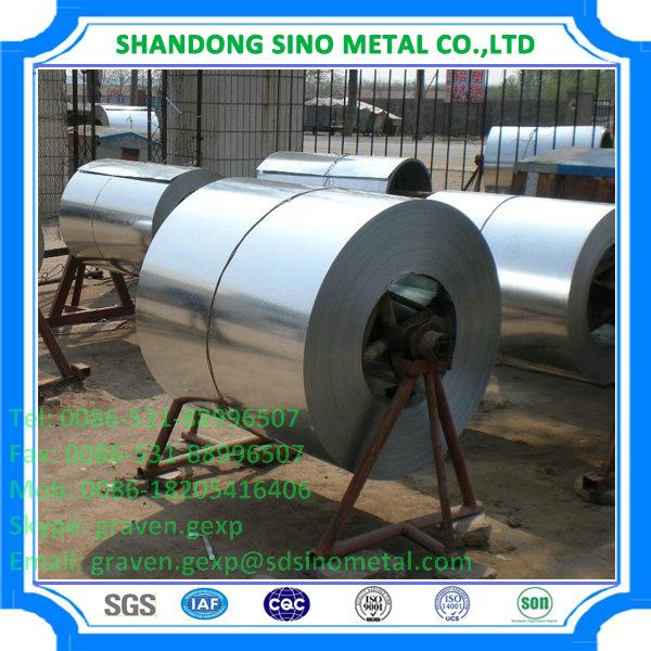 cold rolled zink coated steel coil