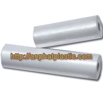 hdpe white flat bag on roll