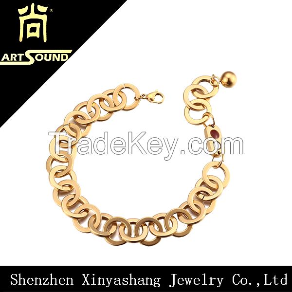Supply gold chain bracelet