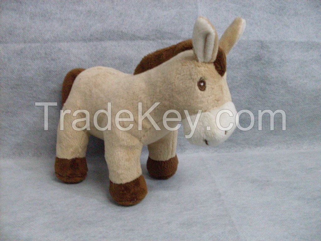 Plush toy donkey