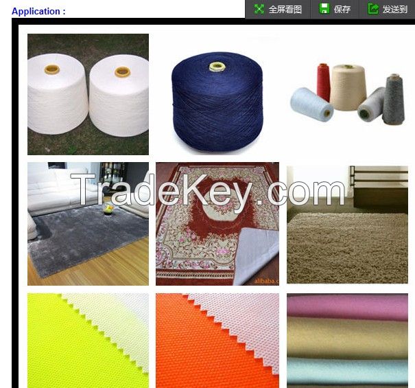 recycled dyed polyester staple fiber for manufacturing non woven needle punched synthetic carpet