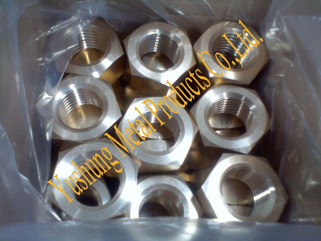 Brass heavy hex nuts