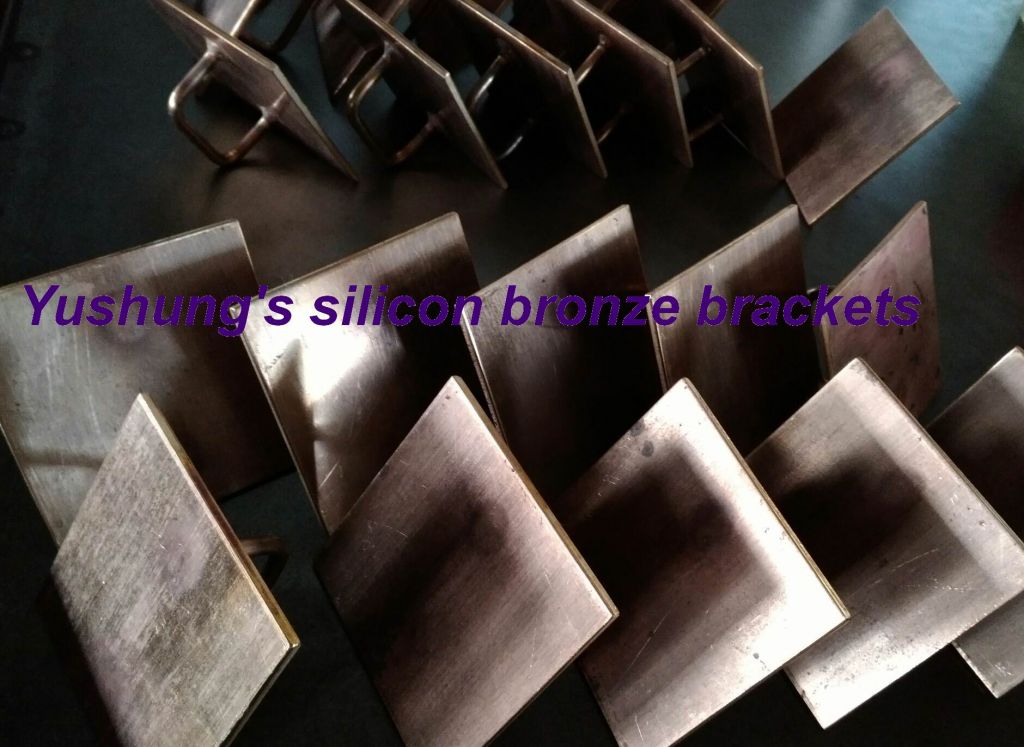 Silicon bronze custom brackets