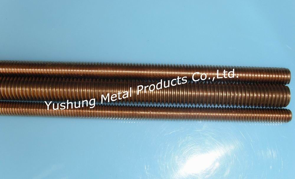 Silicon Bronze Threaded Rod M12-1.75x1meter