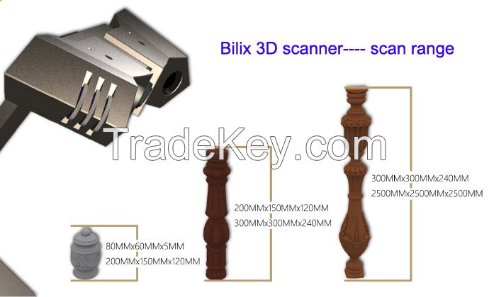 high precision 3D scanners, mechanical parts scanning machine