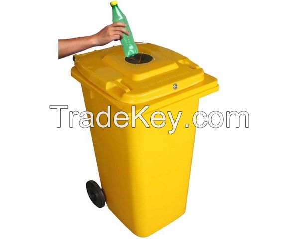 With lock/ waste bin/ trash bin/ garbage bin/indoor bin/plastic bin /dust bin/medical waste bin
