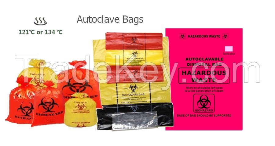 Biohazardous Waste Bag /medical waste bag/infectious bag /Autoclavable Biohazard Waste Bag/ Biohazard Waste Bag/red bags