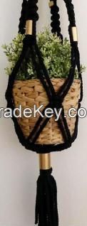 flower bucket hanger made of Jute