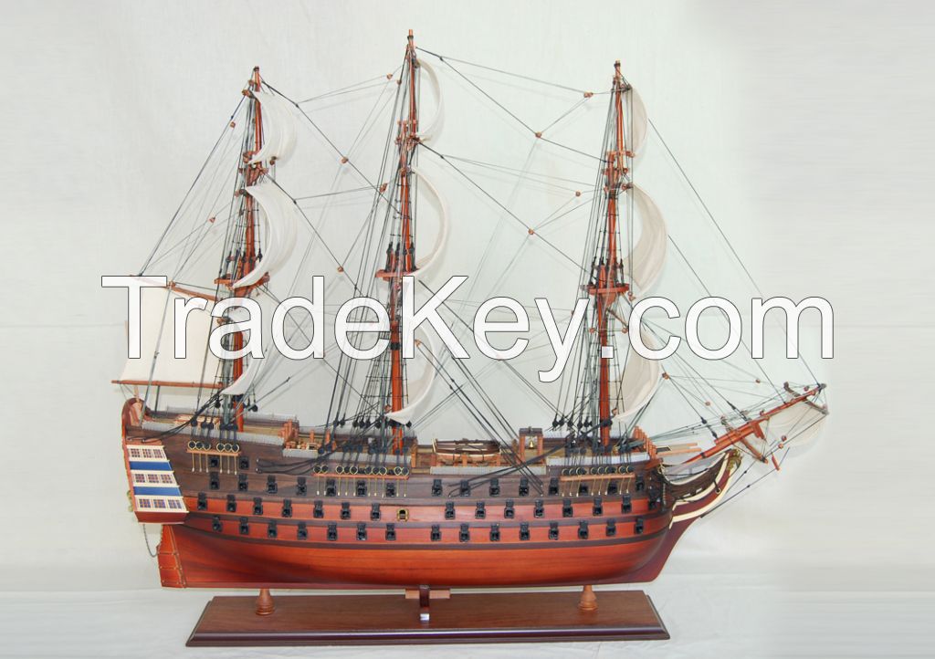 HMS VICTORY Wooden Model Boat