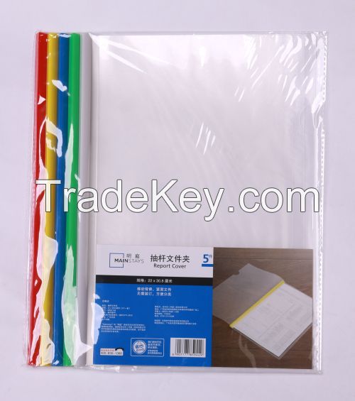 Plastic PP L shape folder