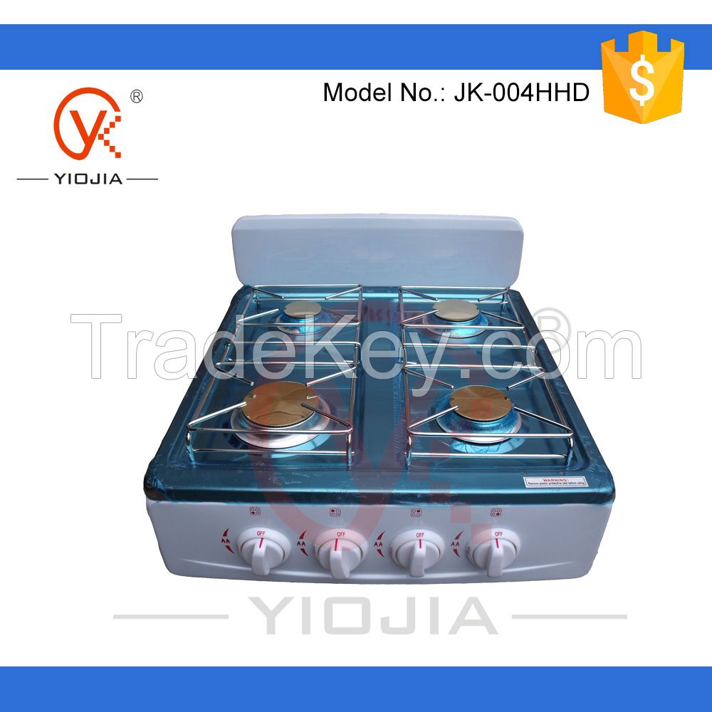 Four Burner Gas Stove Witth Back Guard