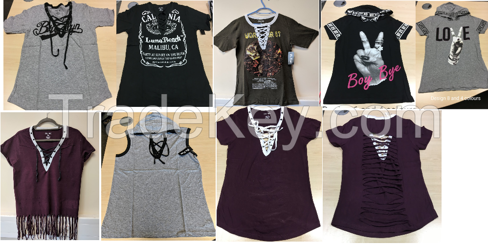 Various Women printed t-shirts