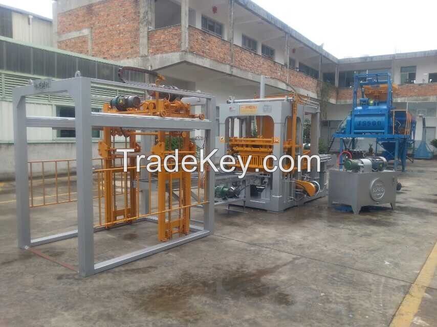 Automatic hydraulic concrete hollow block making machine/paver block making machine  in Africa