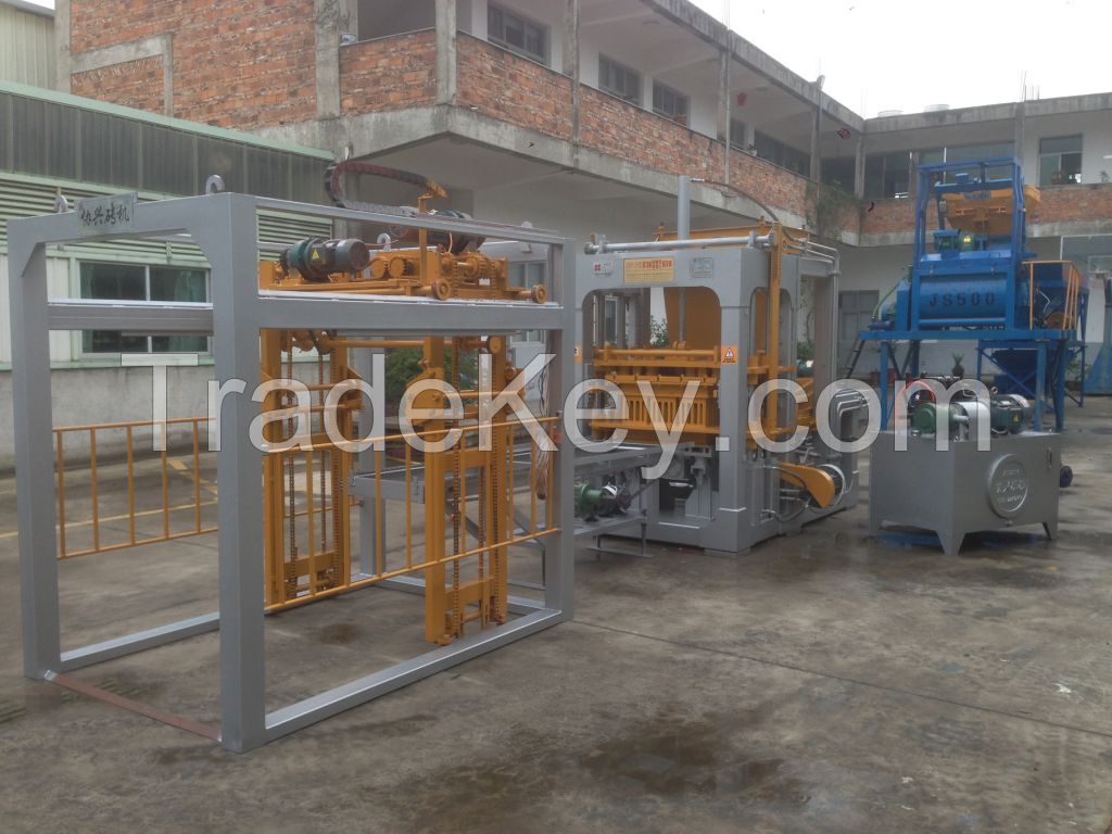 HOT SALE ! interlocking block machine QY6-24 Fully-Automatic Cement Block Making Machine( all kinds of bricks can be produced)