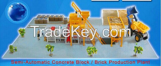 TOP Quality fully automatic concrete block making machine with Lower price concrete block machine (QY6-24)
