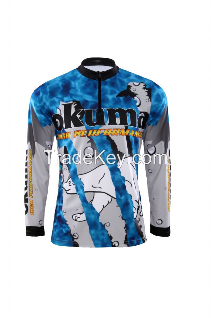 Sports Wear for Lure Fishing OEM Fishing Clothing Fishing Wear T-shirts