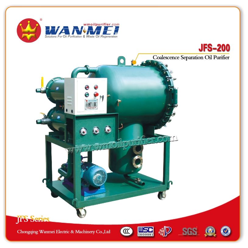 JFS Series Coalescence - Separation Oil Purifier Model JFS-200