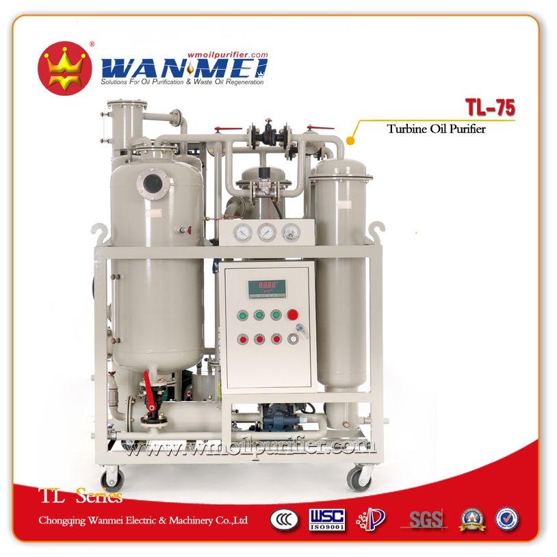 TL-75 Vacuum Turbine Oil Purifier