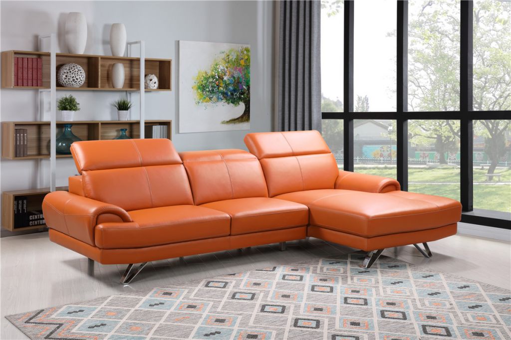 Grand Gold factory supply Imported Top Genuine Leather Sofa, morden sofa