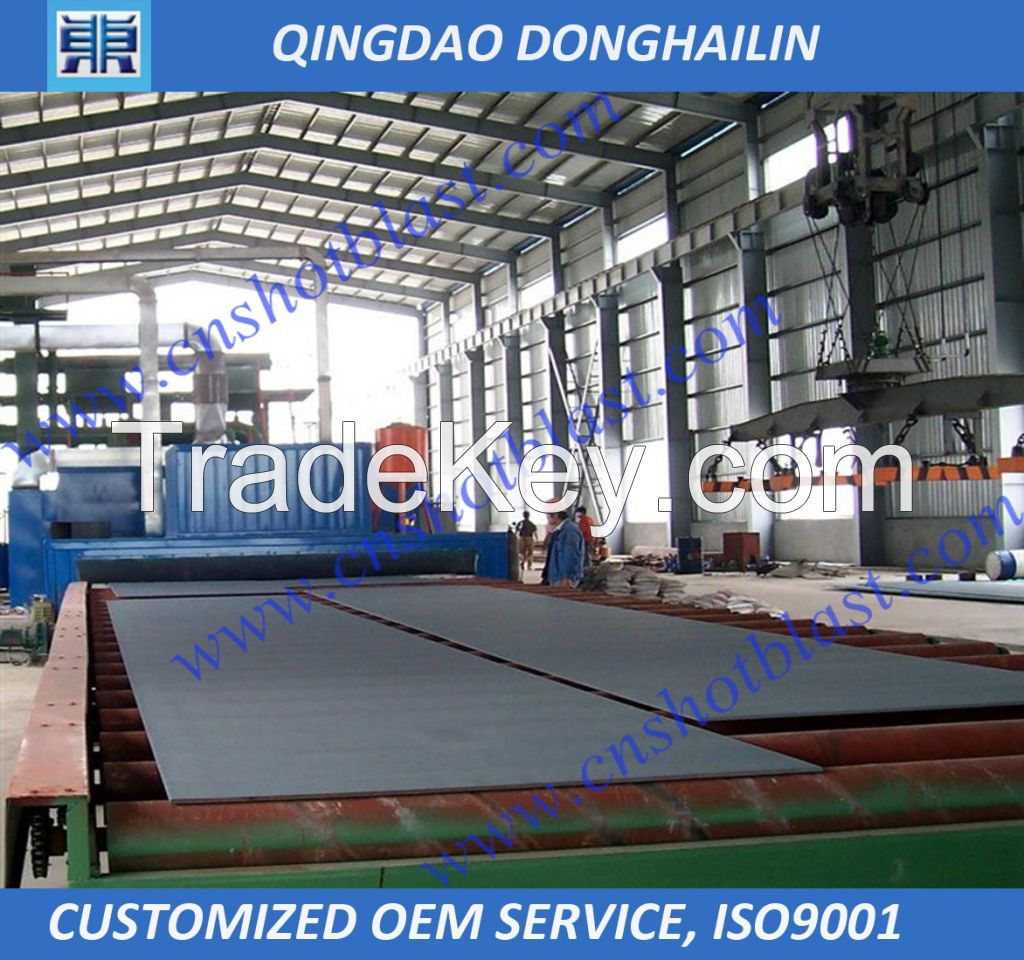 Q69 Roller Conveyor Shot Blasting Machine