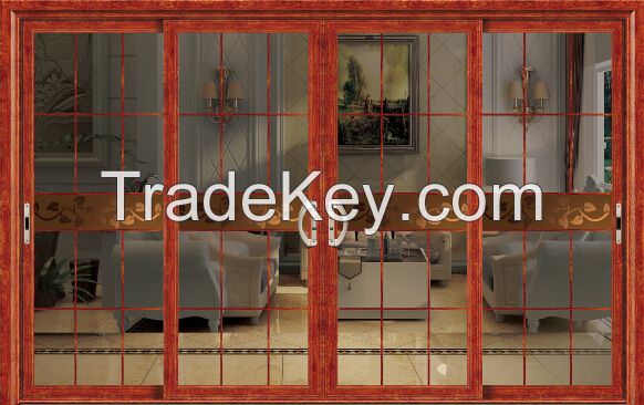 Aluminum alloy glass slide door made in China