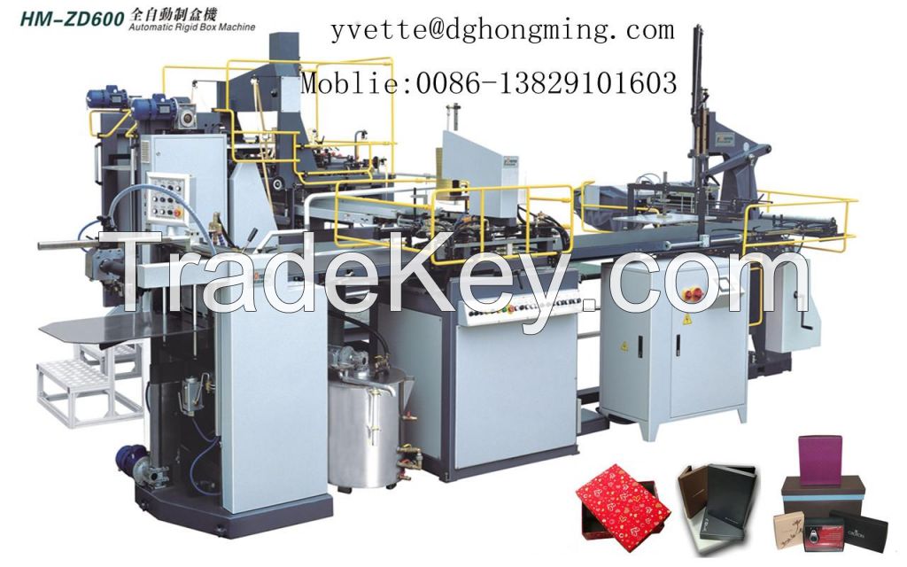 Full automatic rigid box making machine