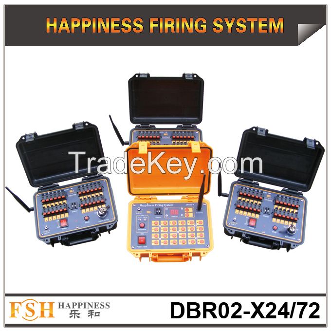 72 cues fireworks firing system, rechargeable pyrotechnic fire system