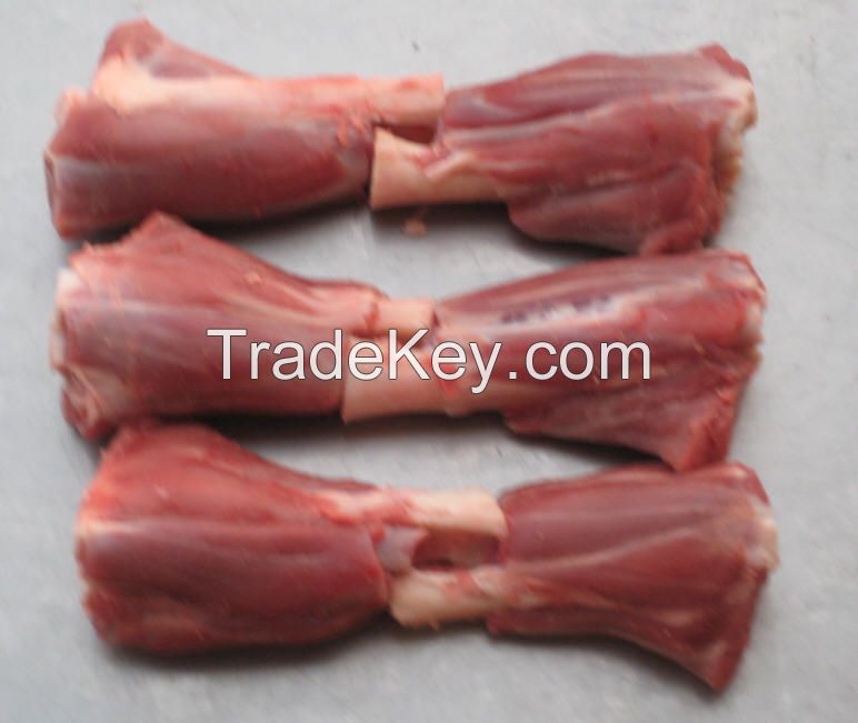 Frozen lamb chops, boneless and lamb shanks