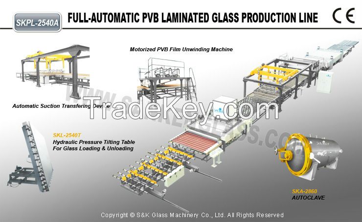 Automatic PVB Laminating Machine Autoclave PVB Glass Machinery