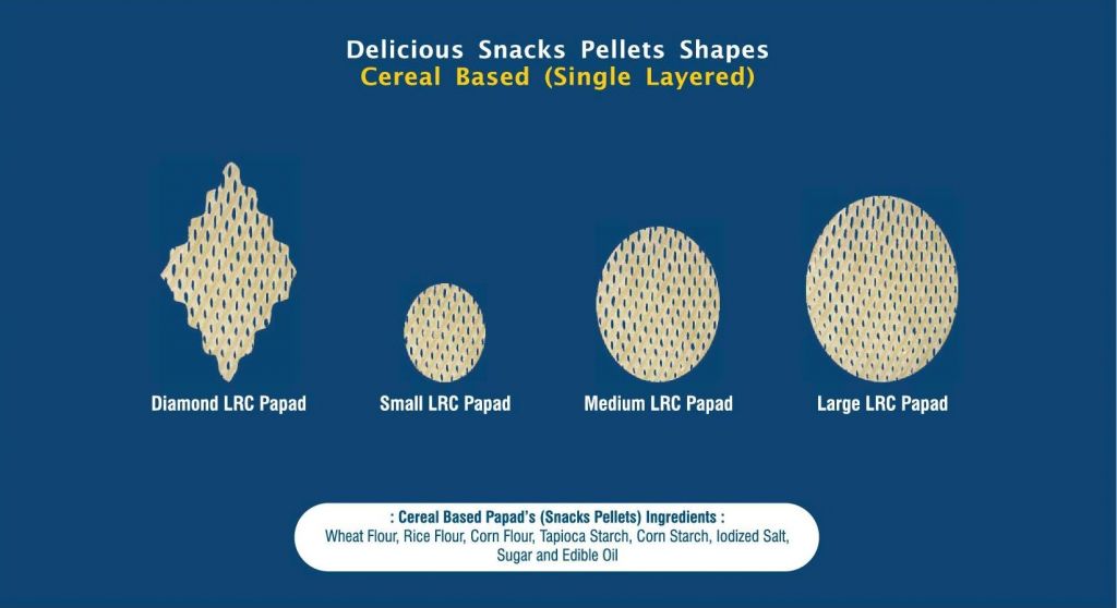 Proposal to Sell Quality Snacks Food Pellets/ Fryums/ 3-D Papad.