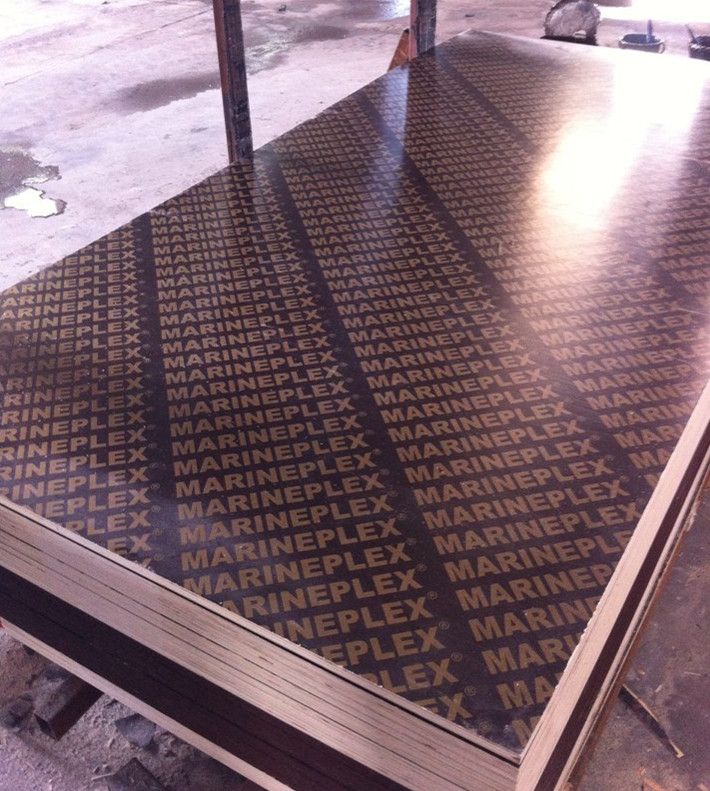 Outdoor grade Brown film faced plywood with LOGO, 13+2 layers