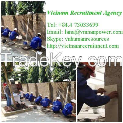 Sell Tiler from Vietnam Recruitment Agency!