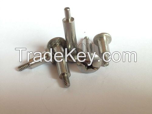 SUS 304 ANSI Pan head step special screws passivation phillips step screw bolts