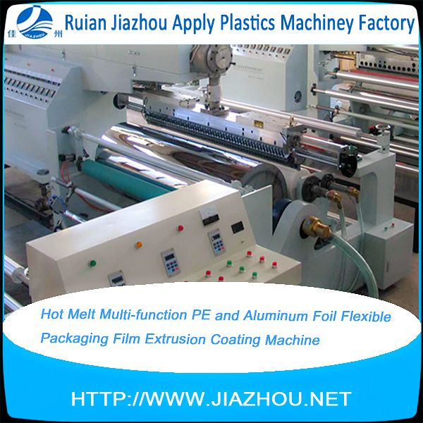 Hot Melt Multi-function PE and Aluminum Foil Flexible Packaging Film Extrusion Coating Machine