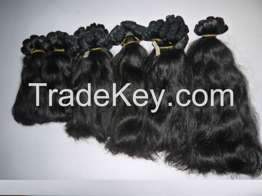 Single weft hair extension