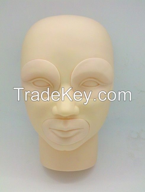 Eyebrow and Lip PracticeTraining Head for Beauty Salon  Detachable Training Mannequin Head