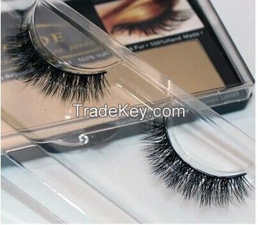 Wholesale Natural 100% Real Mink False Eye Lashes/ Mink Individual Fake Eyelashes
