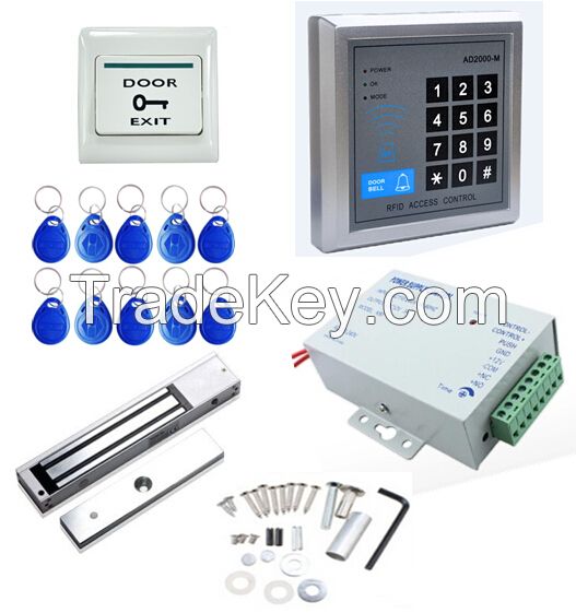 600 LBs Electric Magnetic Door Lock Access Control System Kit EMID Card/Password