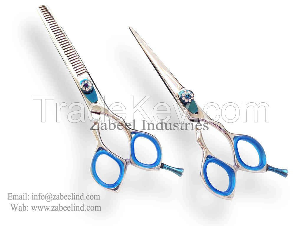 Professional Hair Cutting Scissor and Thinner Set By Zabeel Industries