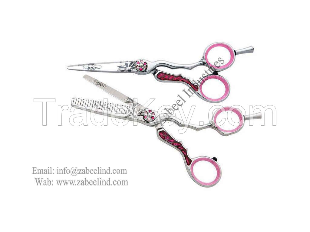 Professional Barber Hair Cutting Thinning Scissors Set By Zabeel Industries