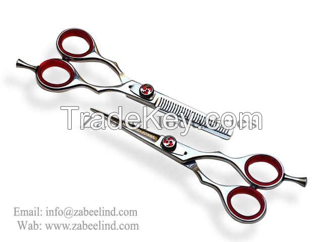 Professional Right Hand Barber Hair Cutting scissors & Blender Set By Zabeel Industries