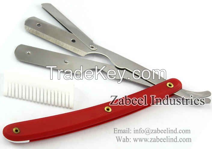 Professional Barber Straight Cut Throat Shaving Razors / Replaceable Blade Straight Razor By Zabeel Industries