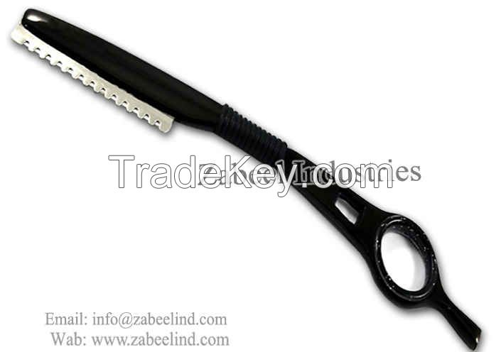 Professional Gift Pack Barber Salon Hair Thinning Razor Black By Zabeel Industries