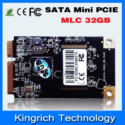 Wholesales Mini PCIE SSD 32GB Hard Drive Msata 32G 2-Channel For intel signal CE FCC ROHS