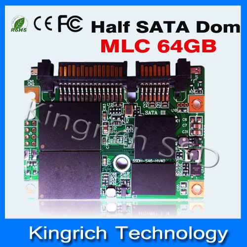 Half slim sata iii 64gb ssd module 60GB MLC 4channel solid state drive for notebook pc computer