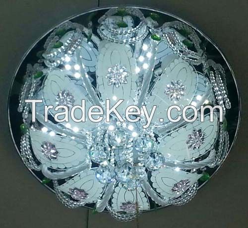 led crystal ceiling lamp