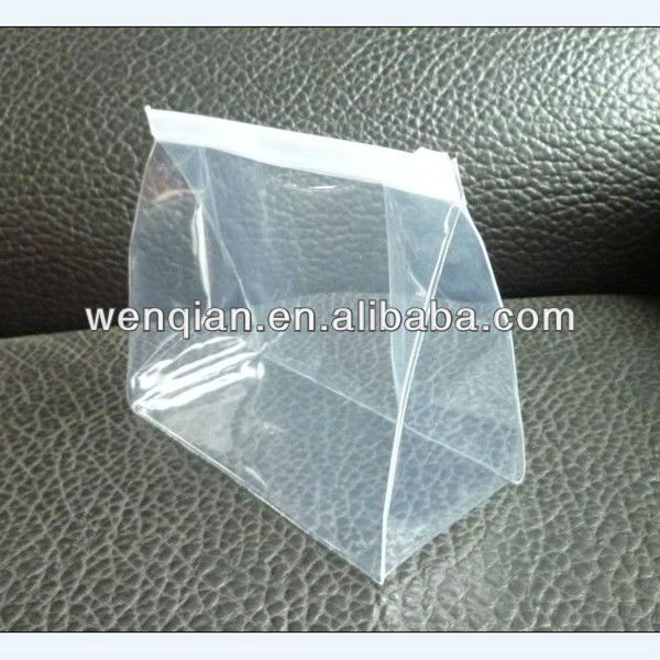 Plastic slider reclosable bag