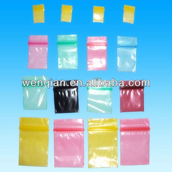colorful ziplock bag