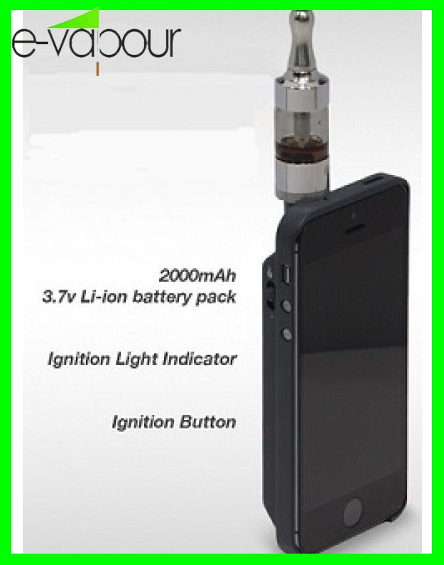 New Arrival Electronic Cigarette Vape Case for iPhone with 2000mAh Battery Capacity